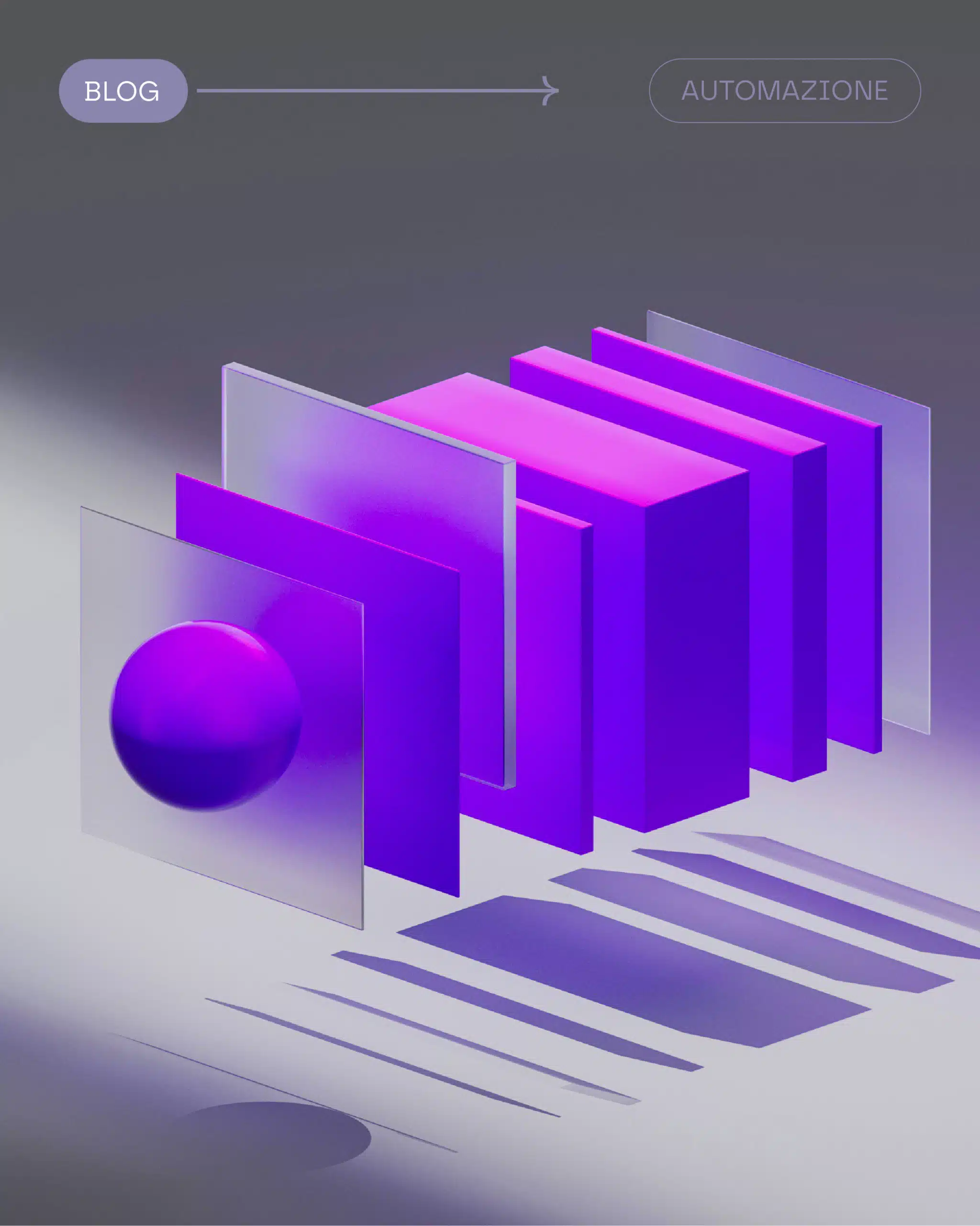 Articolo blog che parla di come l’automazione supportata dall’AI trasforma le strategie di marketing enterprise: personalizzazione predittiva, ROI e scalabilità.